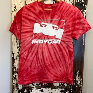 EUC Tie-dyed indie car T-shirt. Size Medium. Unisex.